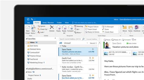 outlook 365 email.